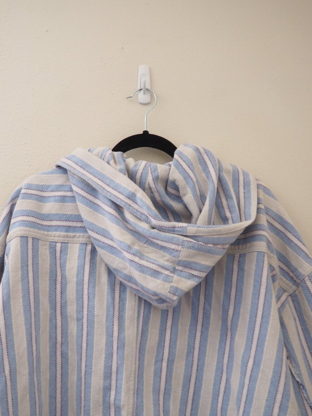 We The Free People Moonlit Shore Stripe Shirt sz L - Picture 10 of 10